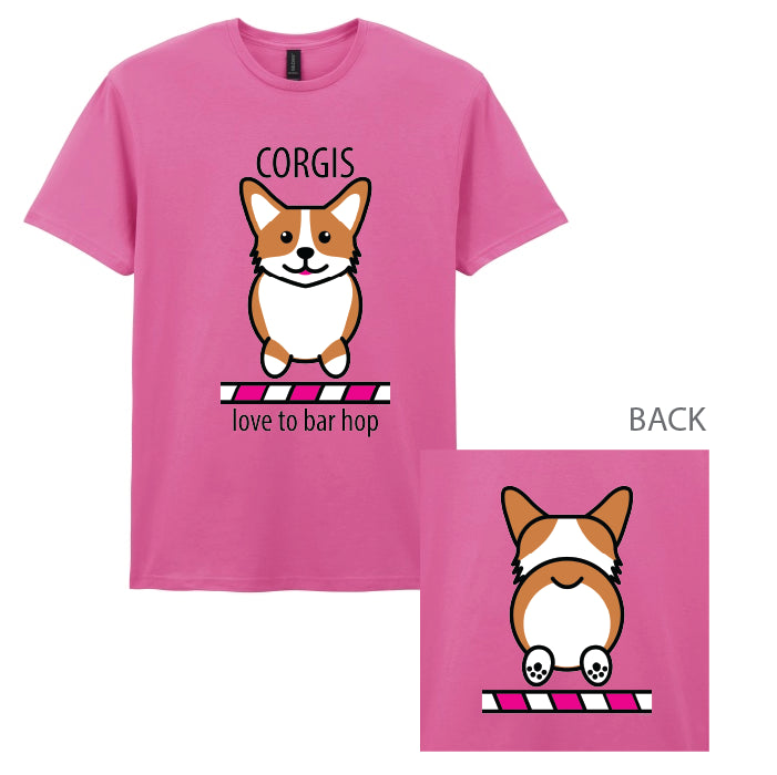 Bar Hopping Corgi