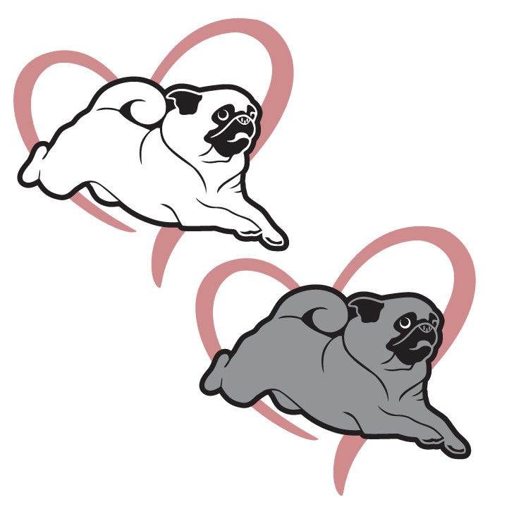 Heart Pug